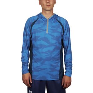 Джерси с капюшоном Nautilus SPF цвет Dark Blue (Ice Silk) р-р. L
