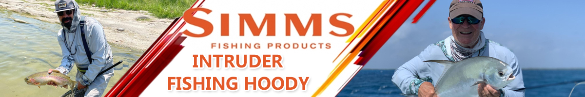 Simms Intruder Fishing Hoody, Hex Flo Camo Steel