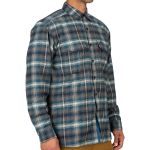 Рубашка Simms Coldweather LS Shirt, Dark Bronze Black Plaid, XL