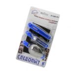 Набор складных столовых приборов "Следопыт", в чехле (ложка, вилка, нож)