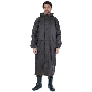 Плащ Skadi влагозащитный проклеенный Роса, ткань Taffeta PU 3000 мм, цв. хаки, р.48-50