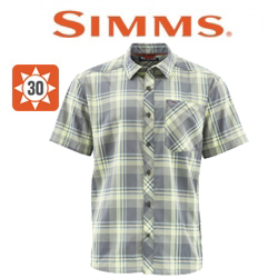 Simms Outpost SS Shirt Storm Plaid
