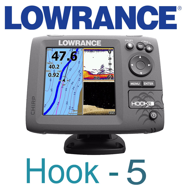 Lowrance Hook-5 Mid/High/DownScan