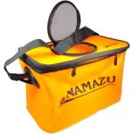 Сумка-кан Namazu складная с окном, размер 36*22*21, материал ПВХ, цвет оранж.