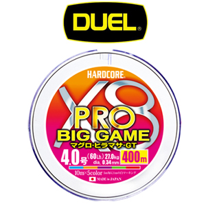 Duel PE Hardcore X8 Pro 400m 5Color