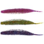 Силиконовая приманка Lucky John Pro Series Ultraworm 1,4" цв. MIX1 45шт.