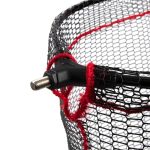 Голова подсачека Namazu Pro, округло-овальный обод 45х50 см, прорезиненная сетка