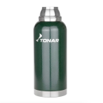 Термос Tonar (HS.TM-057-G) 1000ML с ситечком зеленый (2 крышки-кружки)
