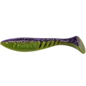 Силиконовая приманка Helios Slash 2,64"/6,7 см Fio & Lime 10шт. (HS-19-014)