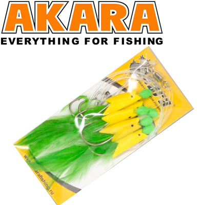 Akara/Kujira Makrelen Tail Rubber System SP11 H5 №5/0