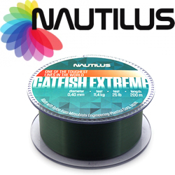 Nautilus Catfish Extreme Dark Green 200м