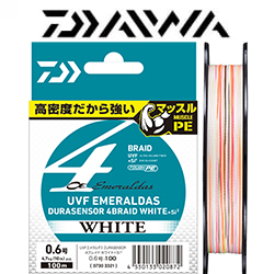 Daiwa UVF Emeraldas Dura Sensor 4Braid White +Si² 150m