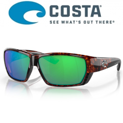 Costa Tuna Alley 580P Tortoise/Green Mirror