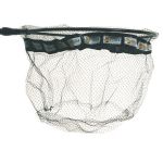 Голова для подсачека "Fish Crystal" 40 х 35 х 27см (Д х Ш х Г), сетка леска, ячейка 7 мм, рамка карбон, вес 125 гр.