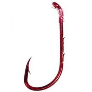 Крючок Daiichi Premium Baitholder с поводком 18 см, цвет Red, 4 шт. в уп. №10