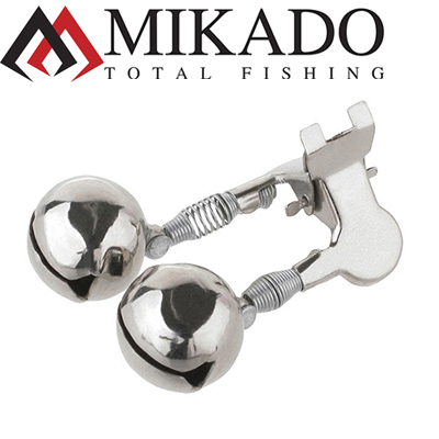 Mikado (AMR02-1197-16-3) Колокольчик двойной с металлическим зажимом