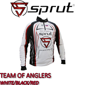 Sprut Team of Anglers White/Black/Red