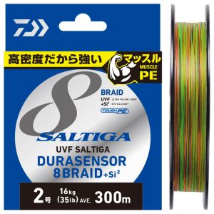 Плетеный шнур Daiwa UVF Saltiga Dura Sensor 8Braid +Si² [10m x 5colors] 300m #1 (18lb)