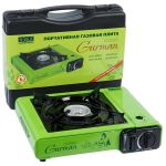 Портативная газовая плита Camping World Gurman Classic (мощность 2200W, пьезоподжиг, вес 1.4кг, кейс)