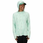 Термофутболка Simms Women's Solarflex Hoody - Print, Melon Schoolies, S