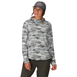 Термофутболка Simms Women's Bugstopper SolarFlex Hoody, Shroud Sterling, XS