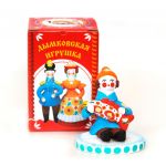 Фигурка "Парень с рыбой на льдине"