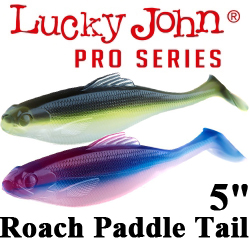 Lucky John Pro Series Roach Paddle Tail 5"