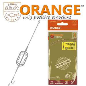 Orange #53 Roomy Flat Method Leadcore Оснастка карповая