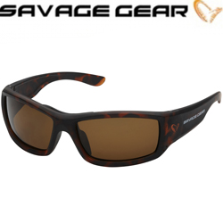 Savage Gear 2 Polarized Sunglasses Floating Brown