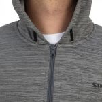 Толстовка Simms Challenger Hoody - Full Zip '21, Steel Heather, L
