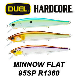 Duel Hardcore Minnow Flat 95SP R1360