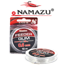 Namazu Feeder Gum Фидергам L-10м, прозрачный