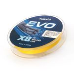 Плетеный шнур Ayashi Evo-X8 Yellow 150m d-0,153mm