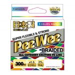 Шнур PE Tailwalk Power Eye PeeWee WX4 Marked 300m #1.2