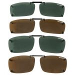 Очки поляризационные Snowbee Clip-on Adjuster Sunglasses Large, Black/Green (180081-L)