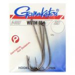 Крючок Gamakatsu Worm 36 /0 (SPR) (Black) №3/0