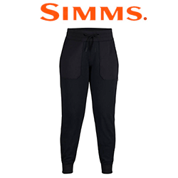 Simms Women's Thermal Jogger, Black