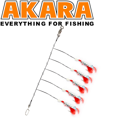 Снасточка морская Akara/Kujira Makrelen Herig System