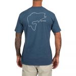 Футболка Simms Bass Outline T-Shirt, Khaki Heather, L