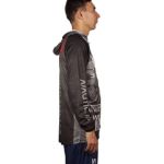 Джерси с капюшоном Nautilus Monster pike цв. black р-р. 3XL