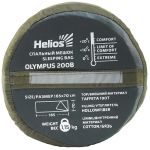 Спальный мешок-одеяло Helios Olympus 200B (185х70, холлоф., зеленый/город) (T-HS-SB-O-200B-NC)