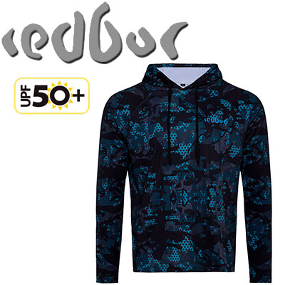 Redbor Kaper Sahara Hood UV 50+ Black/Dark blue