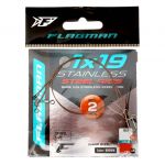 Поводок Flagman X19 19 вол  5кг 25см 2шт (уп10шт)