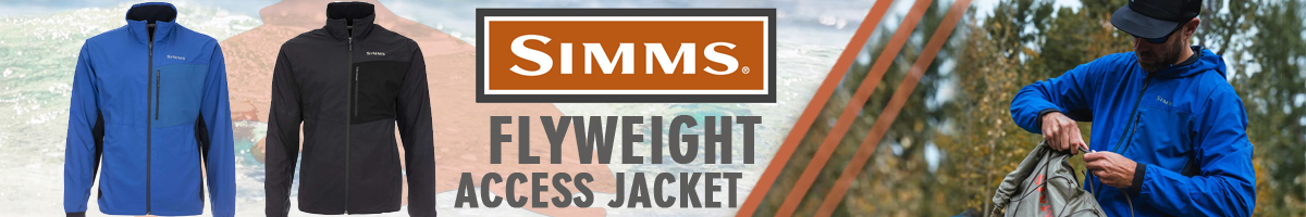 Simms Flyweight Access Jacket, Black