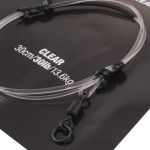 Поводковый материал Korda Dark Matter Ring Swivel Clear 30lb 30см (KSZ55)