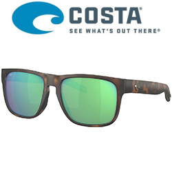 Costa Spearo 580G (Matte Black Shiny Tortoise/Green Mirror 580G)