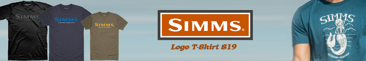 Simms Logo T-Shirt S19 Navy Heather