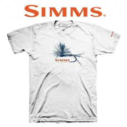 Simms Adams Fly T-Shirt White