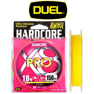 Duel PE Hardcore X8 Pro 150m Yellow