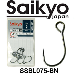 Saikyo SSBL075-BN In-Line Eye Barbless